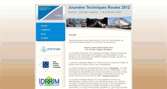 Desktop Screenshot of jtr2012.ifsttar.fr